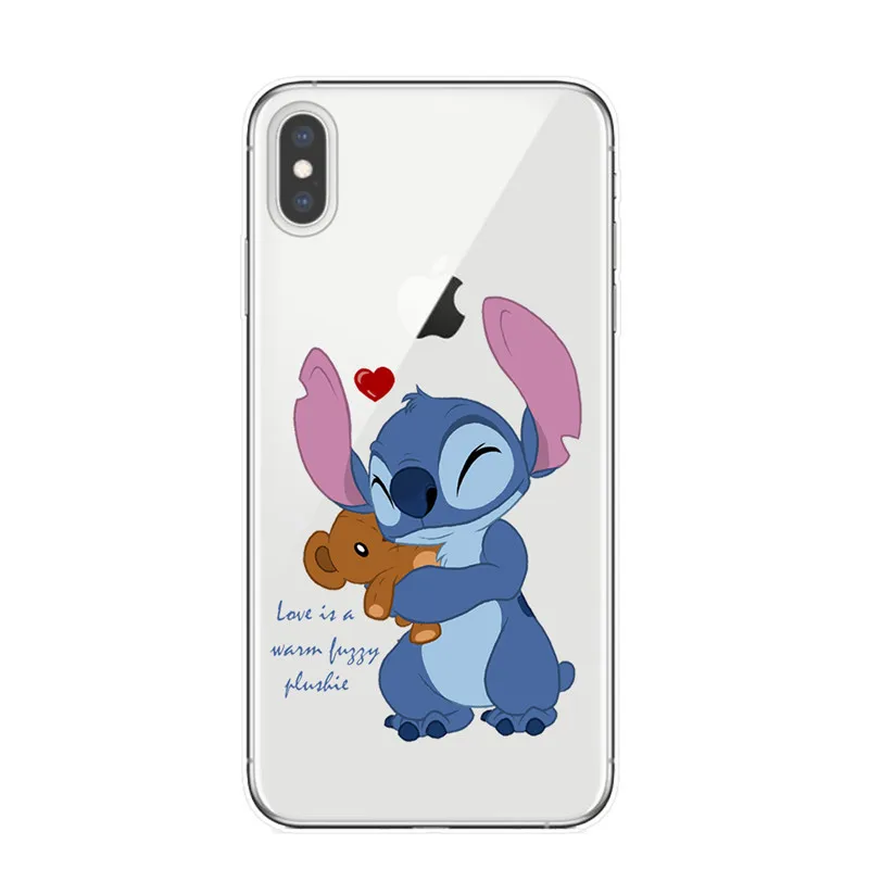 T5969 Чехол для телефона для iPhone 11 Pro XS Max мультяшный стежок чехол Мягкий силиконовый чехол s для iPhone X XR 8 7 6 6S Plus 5S SE чехол - Цвет: T5969