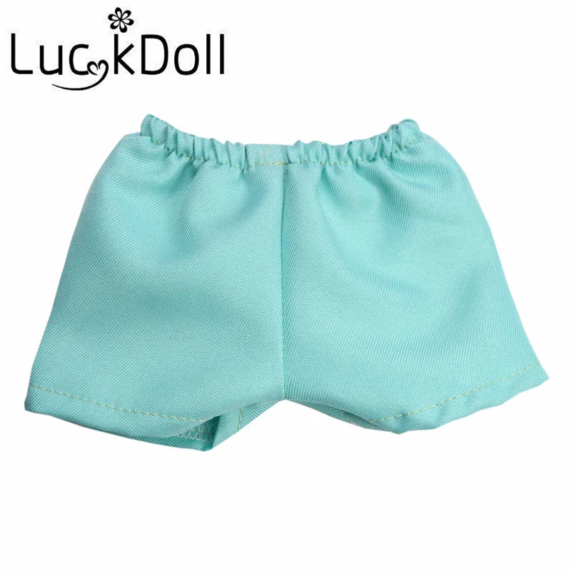b158 LUCKDOLL Модная Кукла шорты подходит 18 дюймов Американский 43 см детская кукла одежда аксессуары, игрушки для девочек, поколение, подарок на день рождения - Цвет: b158
