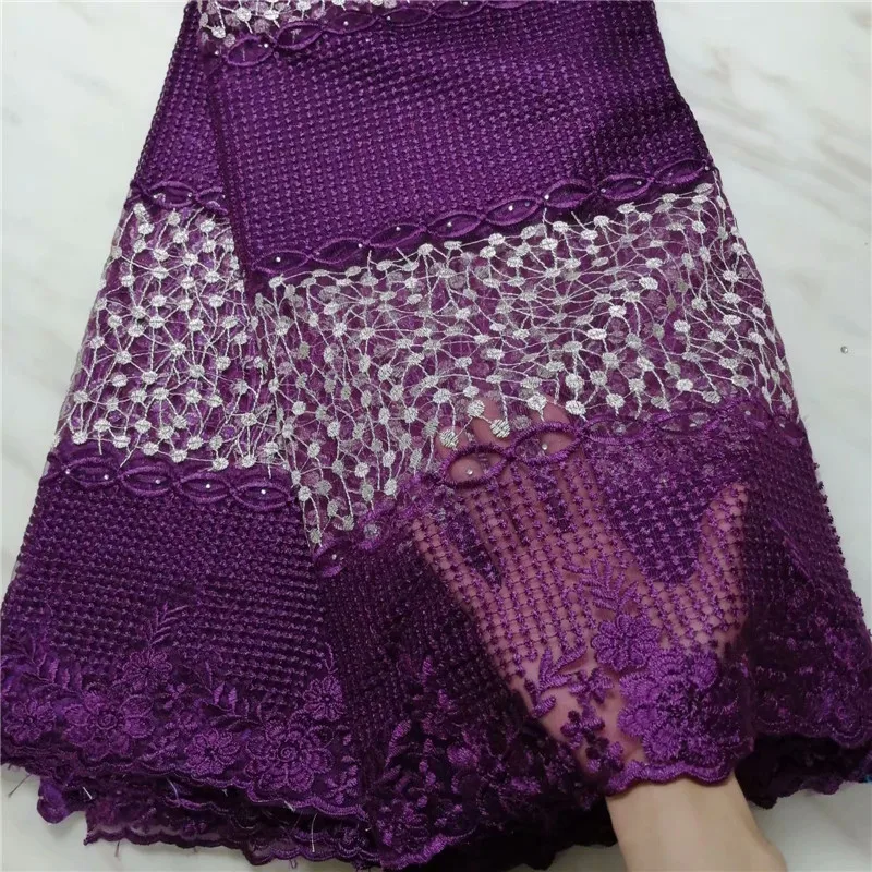 2019 красивая африканская кружевная ткань Высококачественная нигерийская Тюлевая