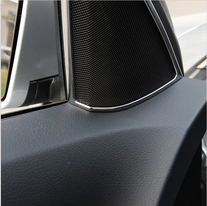 Хромированная Автомобильная дверная акустическая Накладка для Mercedes Benz C Class W204 C180