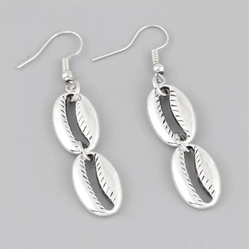 Женские серьги в форме раковины серебряные Европейском стиле 1 пара 2019|conch shell