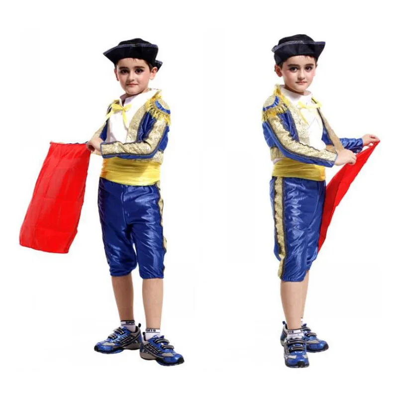 Детский маскарадный костюм матадора из Испании на Хэллоуин для детей