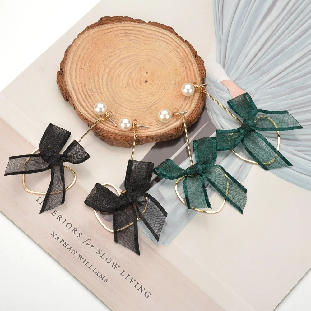 GEREIT новые ювелирные изделия галстук бабочка милые Висячие серьги для женщин