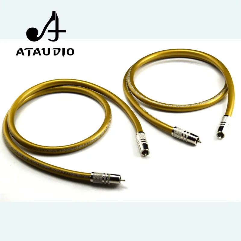 ATAUDIO одна пара Hifi Cardas RCA кабель Pure OCC HIFI для соединения|Кабели VGA| |