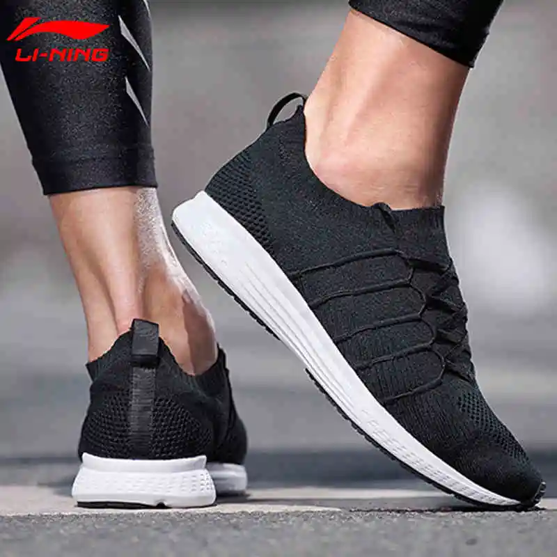 Li-Ning, мужская спортивная обувь со скоростной звездой, амортизирующая обувь для бега, светильник, спортивная обувь с дышащей подкладкой ARHN109 SJAS18