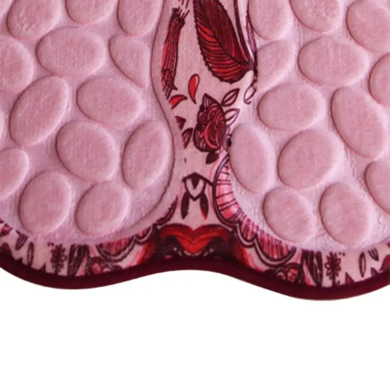 3D коврик для пола с принтом Противоскользящий спальни фланелевый ванной