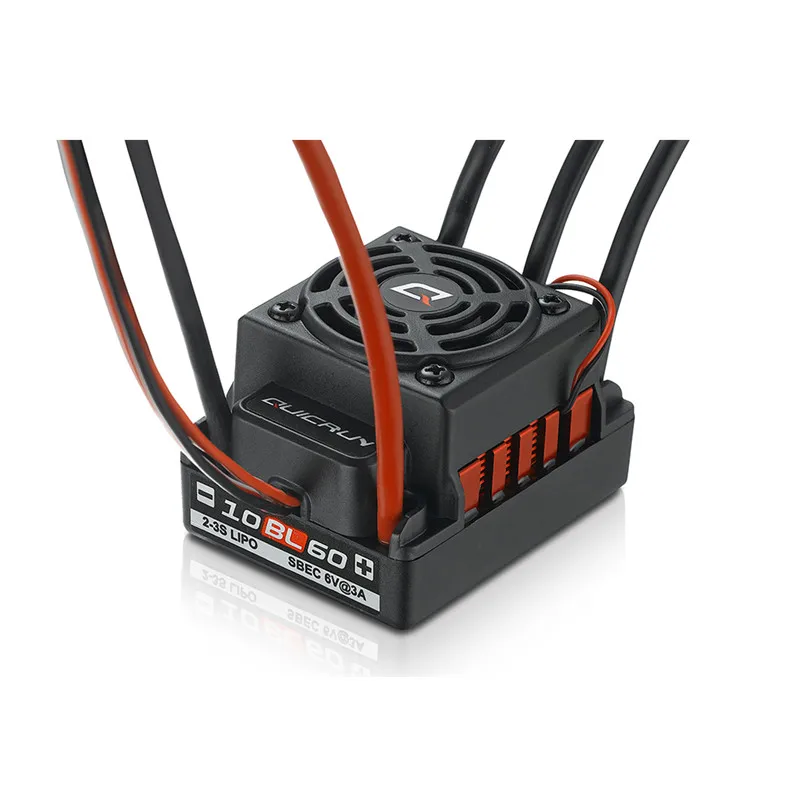 Водонепроницаемый бесщеточный контроллер скорости ESC Hobbywing QUICRUN WP 10BL60 60A для