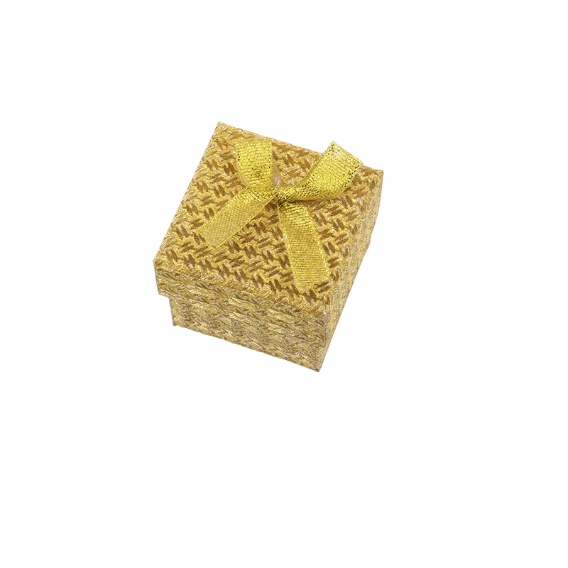 Коробка для ювелирных изделий Подарочная коробка колец с блестящими пятнами