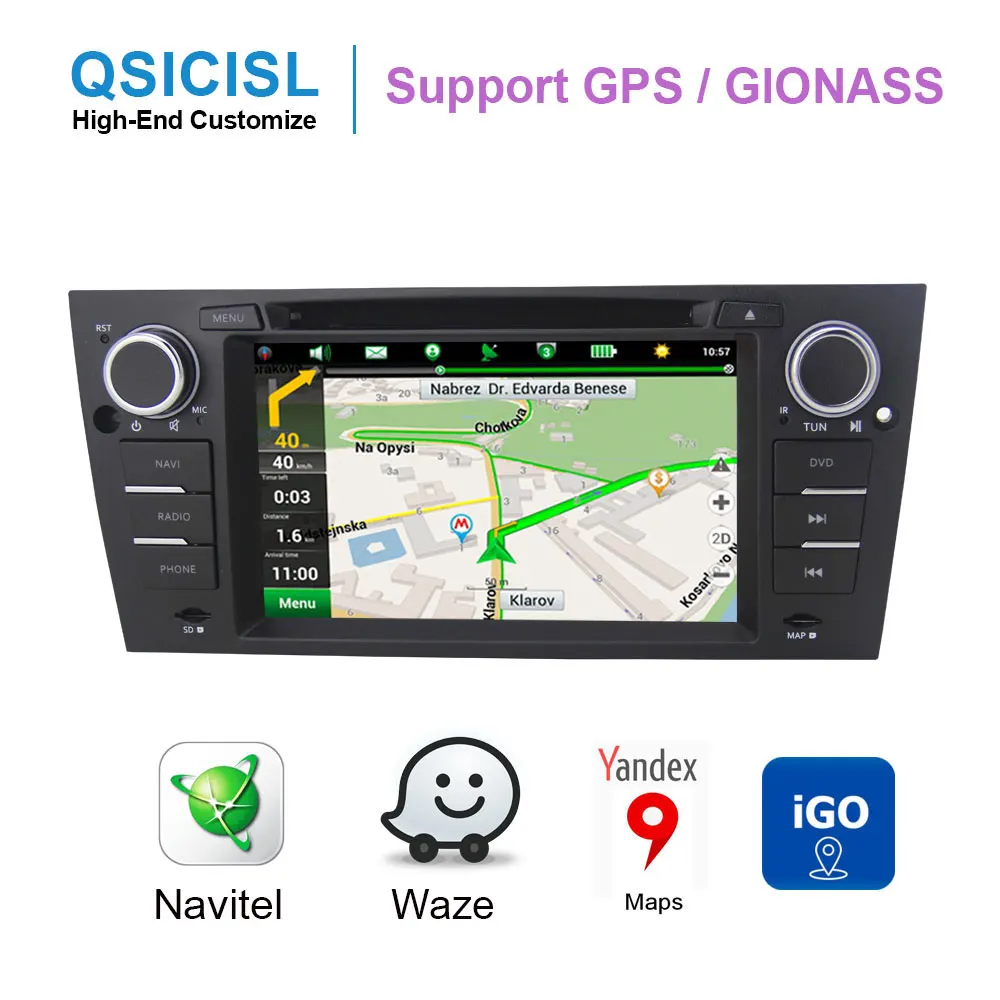 7 &quotips Android 9 0 автомобильный Радио мультимедийный плеер для BMW E90 3 серии: (2005--2012)