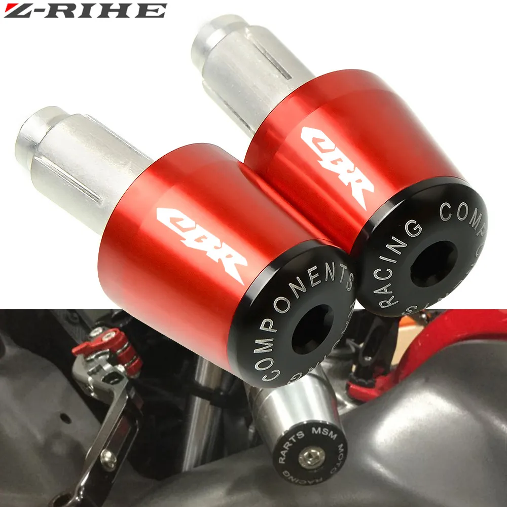 Для Honda CBR CNC 22 мм ручки руля рукоятки крышки концевые заглушки для 600 900 929 RR 954 1000 CB
