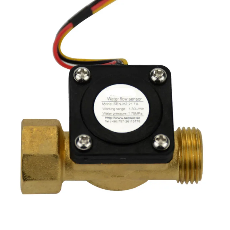 1 шт. медный расходомер YIMAKER G1/2 DN15 F = 10Q 30 л/мин|flow meter|g1/2 water flow sensorwater meter meters |