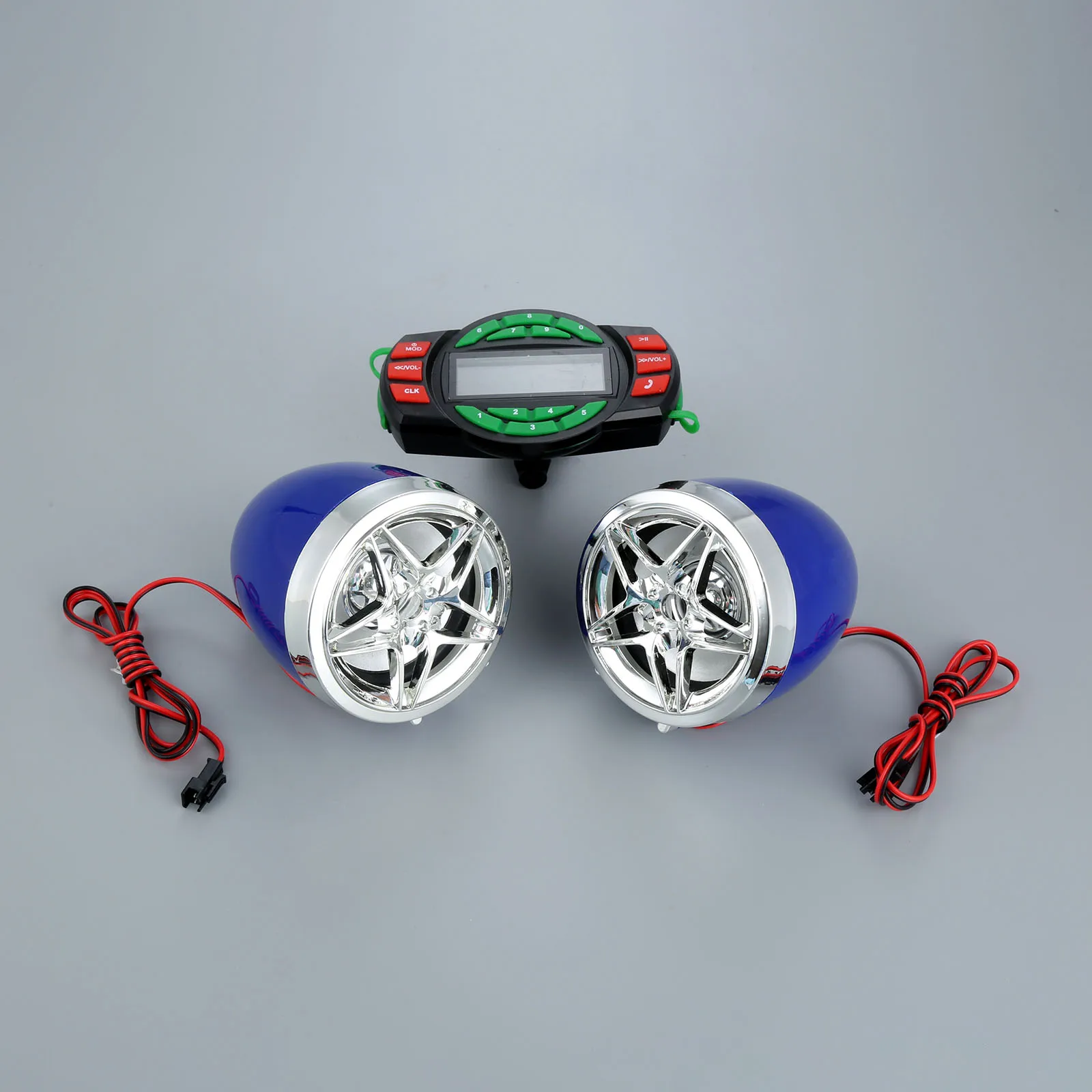 Аудиосистема для мотоцикла с Bluetooth FM радио стереоколонка SD TF USB mp3 плеер гарнитура