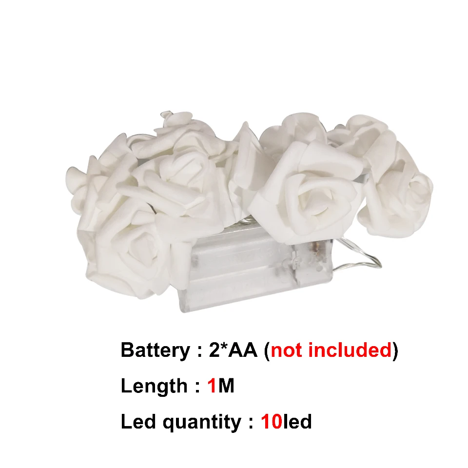 Rose light - 1M USB фото зажимы светильник 1/2/5/10M отличный подарок на Рождество гирлянда светодиодный гирлянды светодиодные лампы фея светильник s для внутреннего год Рождество Свадебная вечеринка украшения - Испускаемый цвет: Rose light - 1M