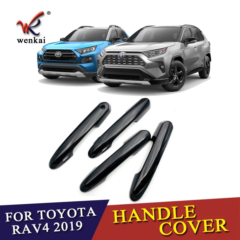 WENKAI ABS фортепиано черные автомобильные Внешние аксессуары Боковая дверь ручка