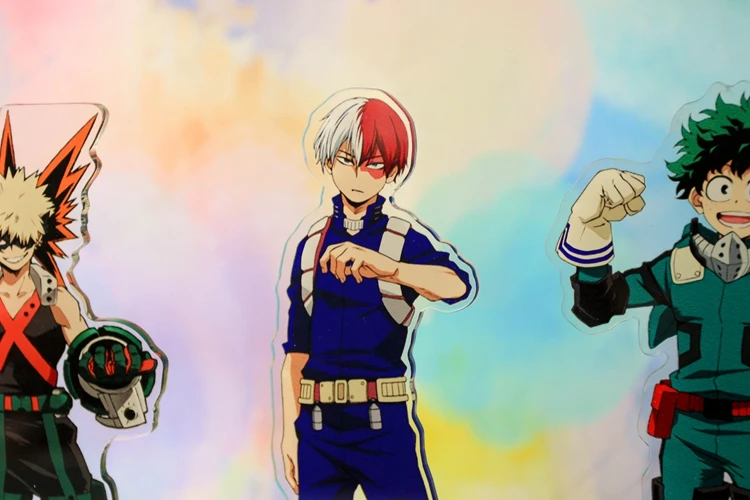 My Hero academic Midoriya Izuku bakugou katsuki фигурка на акриловой подставке настольная коллекция