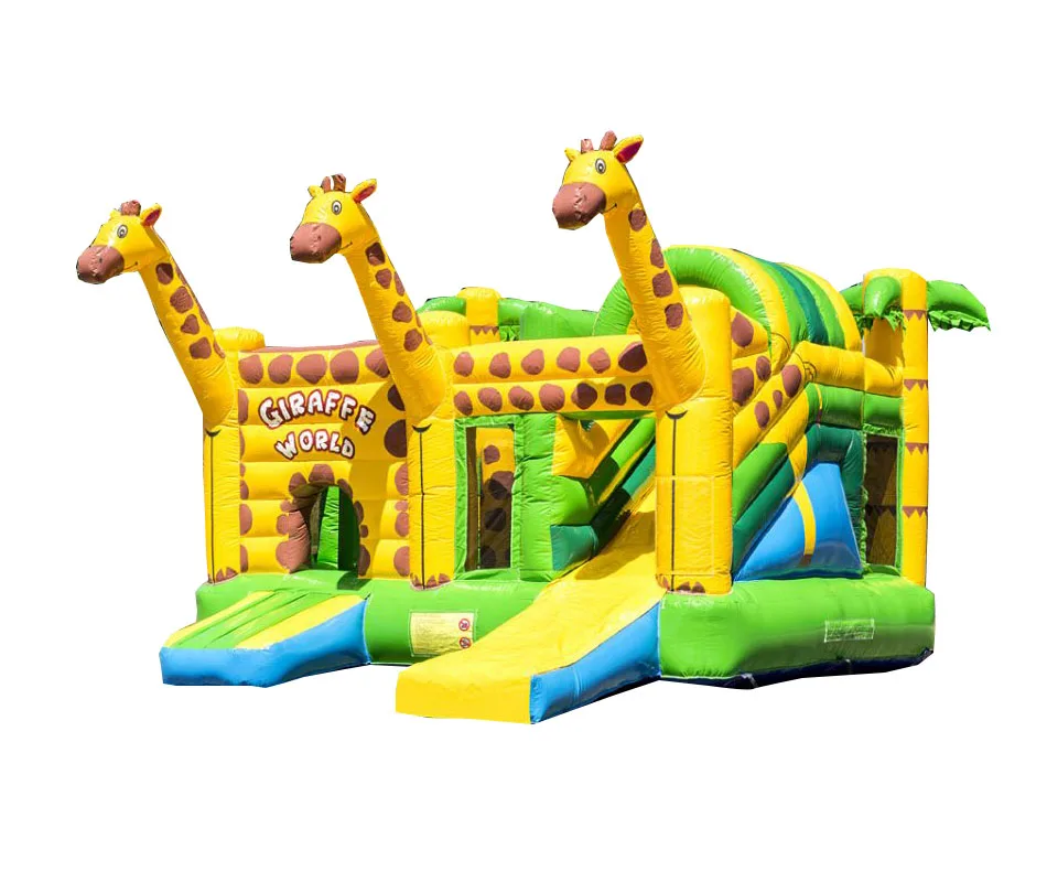 

PVC commercial inflatable bouncer slide in slide bouncer for kids inflatable giraffe bouncer for outdoor playground