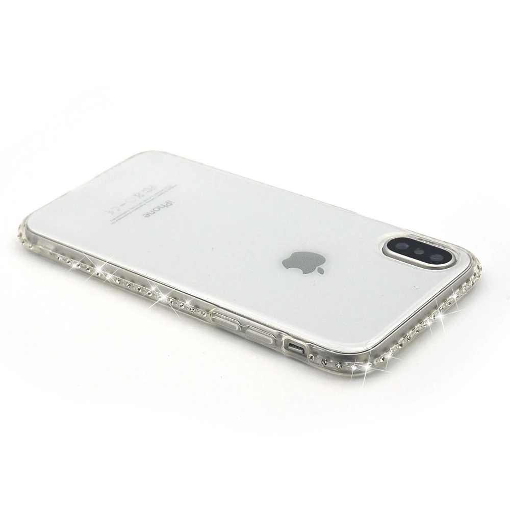Ascromy для iPhone XS Max чехол Блестящий Роскошный прозрачный силиконовый милый XR X S 8 Plus 7