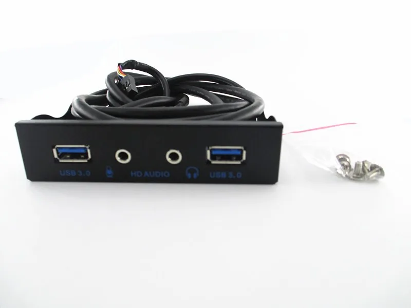 20 контактов на 2 порта USB 3 0 HUB Mic Audio 5 мм PC флоппи Драйв отсек Передняя панель