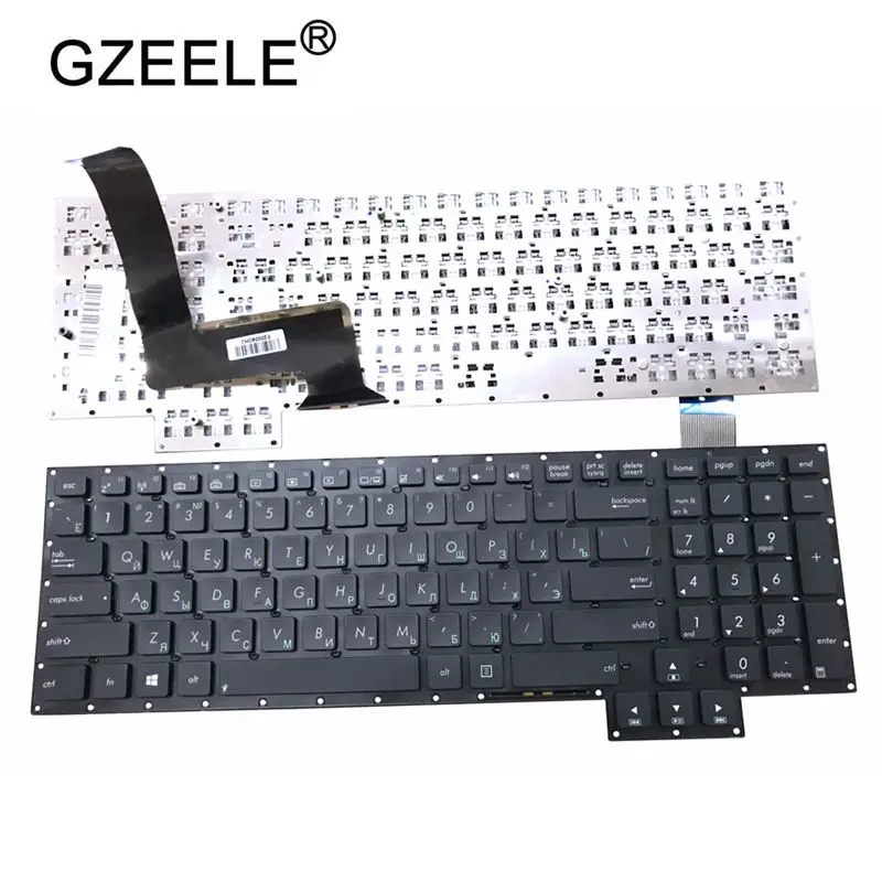 Новая русская клавиатура GZEELE для ноутбука Asus G750 G750J G750JH G750JM G750JS G750JW G750JX G750JZ G750JY