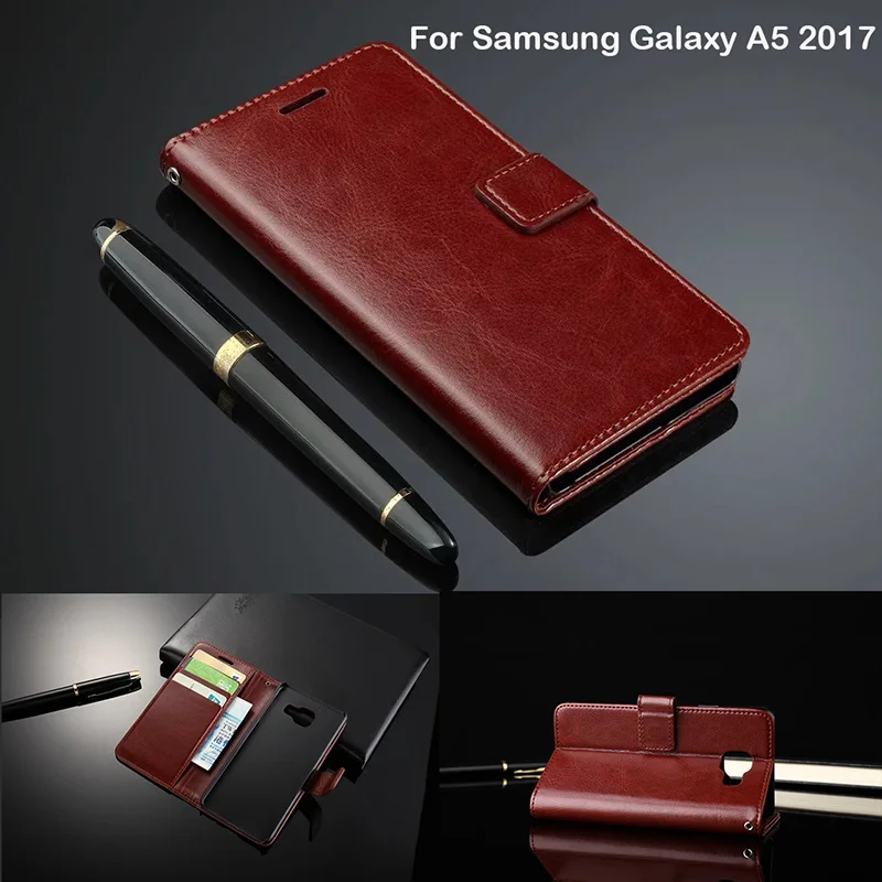 Чехол для телефона Samsung Galaxy A5 2017 SM-A520F чехол роскошный флип-бумажник оригинальный
