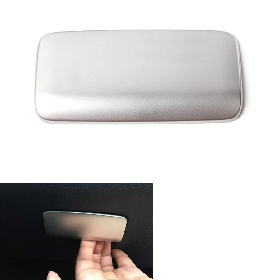 

Коробка для хранения перчаток из нержавеющей стали с ручкой, декоративная отделка, наклейки для Mercedes Benz GLA CLA Class A