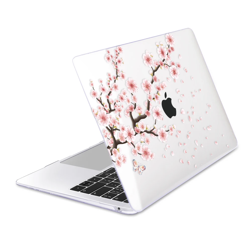 Для Apple MacBook Pro 13 15 дюймов Чехол A1989 A1990 Air 13 дюймов A1932 A1466 чехол для ноутбука с цветочным принтом Жесткий Чехол для клавиатуры