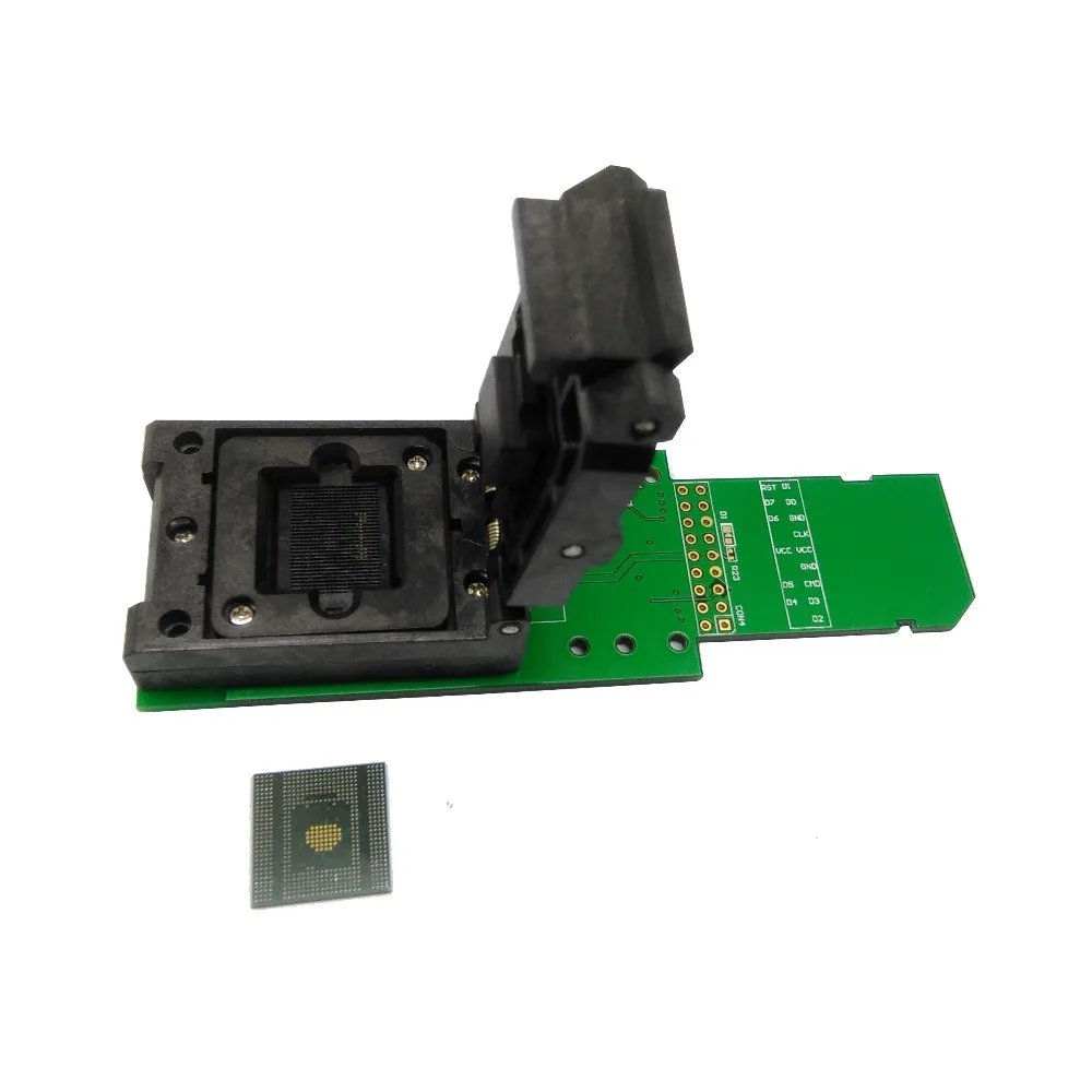 EMCP529/BGA529 тестовый разъем считывателя с интерфейсом SD BGA529 Размер 15*15 мм для SAMSUNG Note4