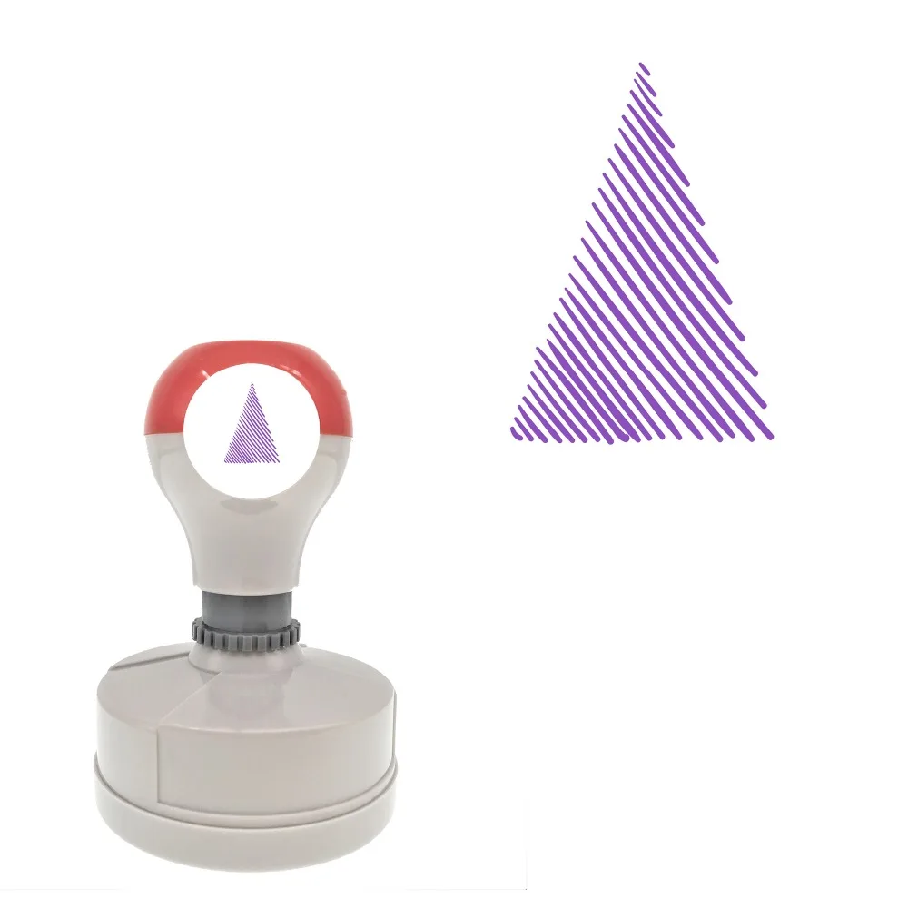 BBloop праздник штампы Рождественская елка Parallel Lines Стандартный круглый Форма