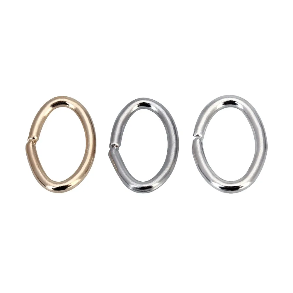 Wholesale 200pcs/lot Gold Silver Rhodium Color 7*5mm Oval Split Jump Rings Link Loops Connectors for DIY Jewelry Making Findings | Украшения