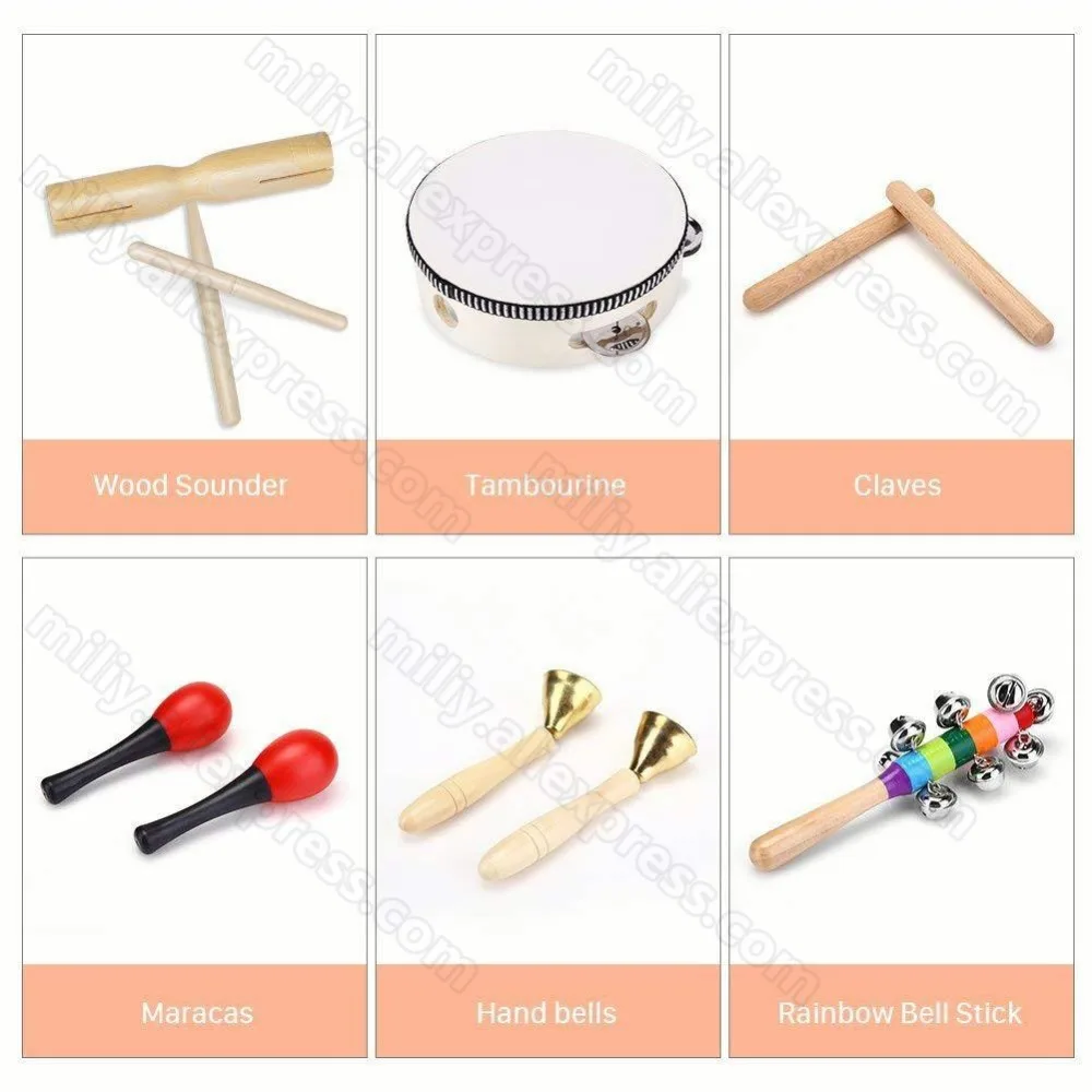 1 комплект Orff игрушки музыкальный инструмент Детский пазл для обучения