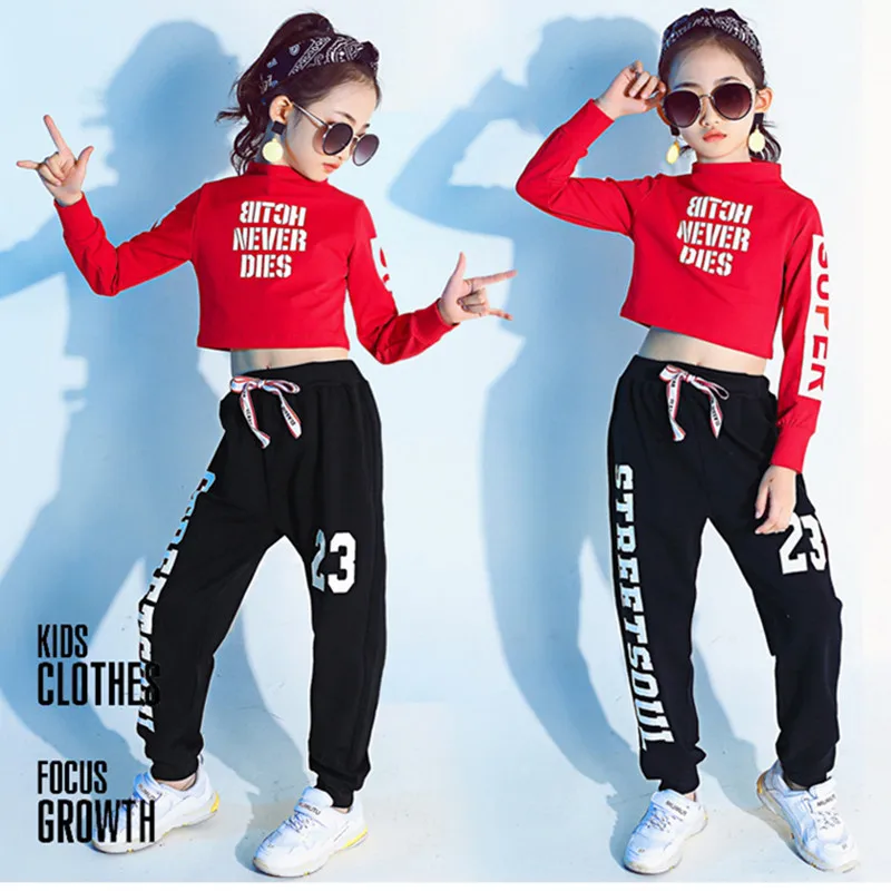 Новинка комплект в Корейском стиле со штанами с надписью Midriff baring для девочек