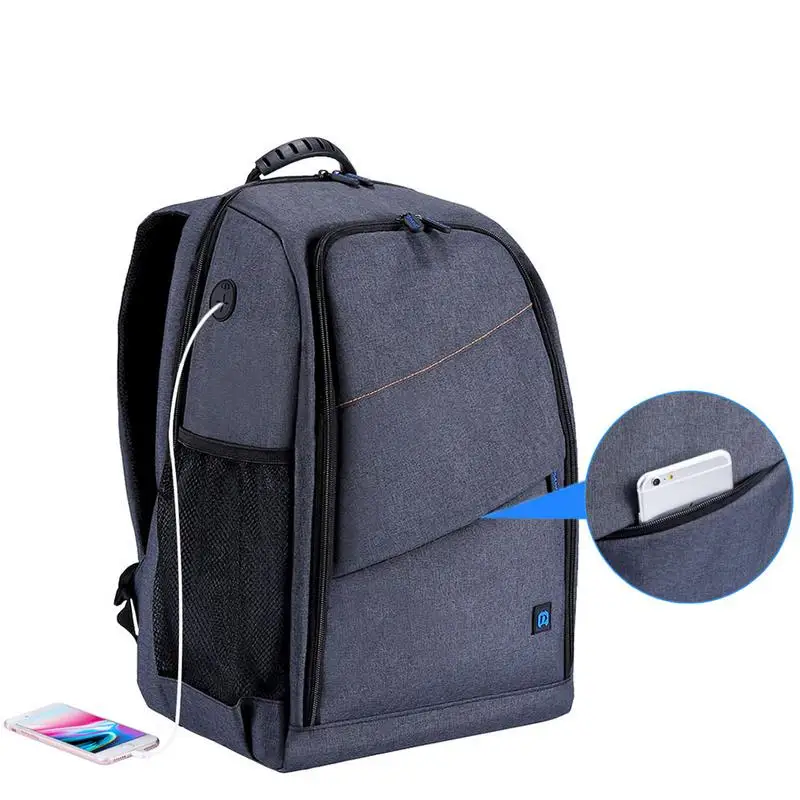 Рюкзак для хранения камеры с зарядным отверстием водонепроницаемый