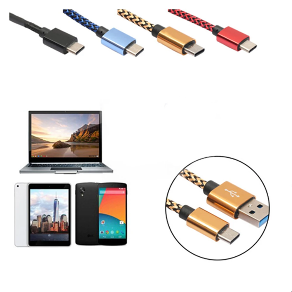 1 метр USB C 3 type штекер 0 Мужской Синхронизация данных зарядное устройство Быстрая