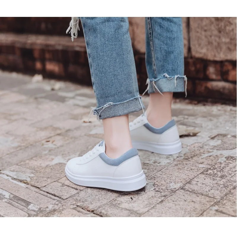 Женская Повседневная обувь сезон весна-лето женская из искусственной кожи на