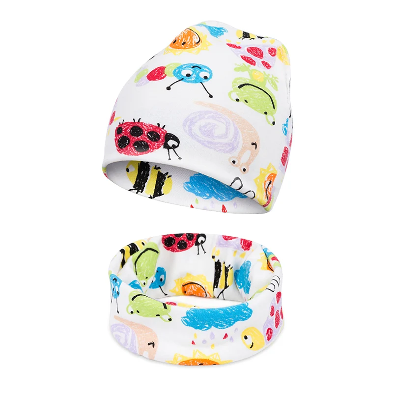 M MOLIXINYU/2 шт.; детская шапка; шарф; хлопковый шарф для младенцев; детские вязаные шапочки для мальчиков и девочек; детская шапка; шарф; комплект; шапочка для маленьких девочек; реквизит для фотосессии - Цвет: M