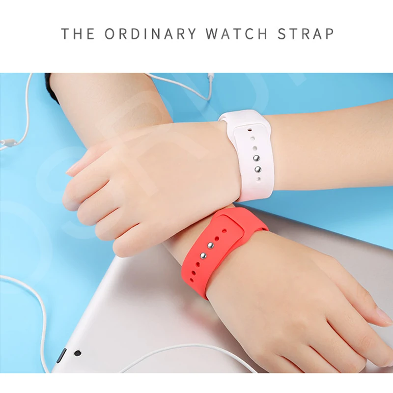 Ремешок для Apple watch band 42 мм 38 силиконовый correas iwatch series 4 3 2 44 40 спортивный ремешок