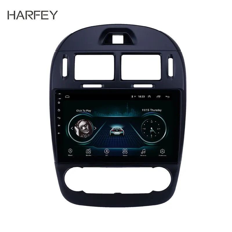 Harfey 10 1 дюймов Android 9 сенсорный экран GPS навигация Радио для Kia Cerato 2017 2019 Авто A/C с USB