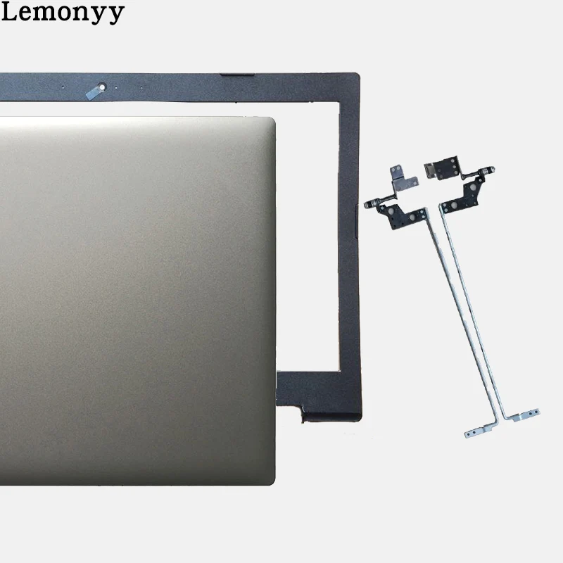 silver AB and hinges Для LENOVO IdeaPad 320-15 320-15ISK 320-15IKB 320-15AST задняя крышка Топ чехол для ноутбука lcd задняя крышка/рамка крышка/петли/петля крышка - Цвет: silver AB and hinges