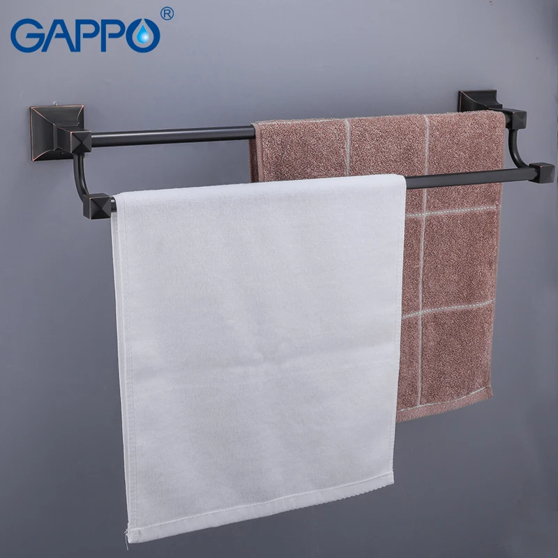 Башенные перекладины GAPPO с двойной направляющей вешалка для банных полотенец
