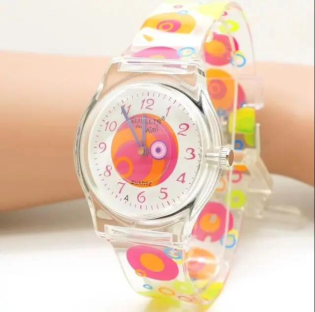 

hot Willis for Women Watches Waterproof Ladies Quartz Watch Branded Transparent Planet Resin Band Clock Y456