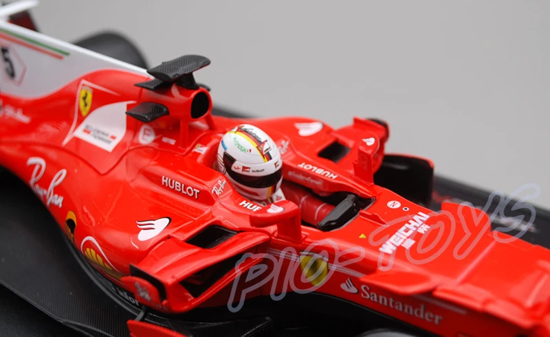 Новое поступление подарок 1/18 SF70H модель металлическая коллекция Матч гоночный