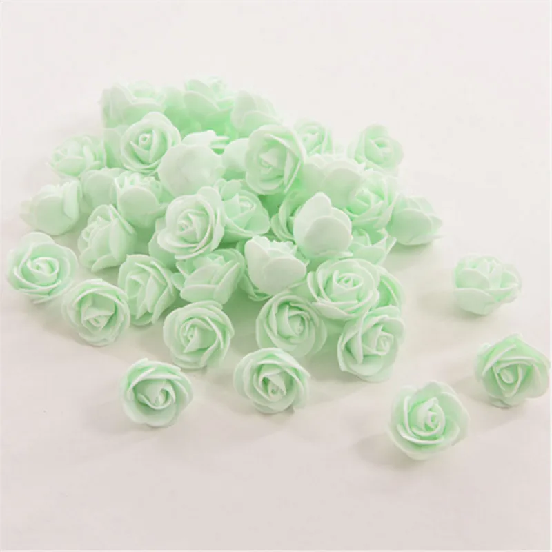 50 pcs Artificial Flower Head Handmade DIY Wedding Home Decoration Multi-use PE Foam Rose AB | Дом и сад