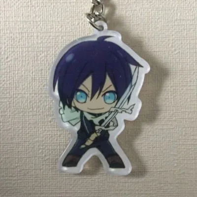 B one side print 1 шт. Portachiavi фанаты аниме Noragami hijori Aragoto YaTo Yukine брелок llavero коллекция подарок - Цвет: B one side print