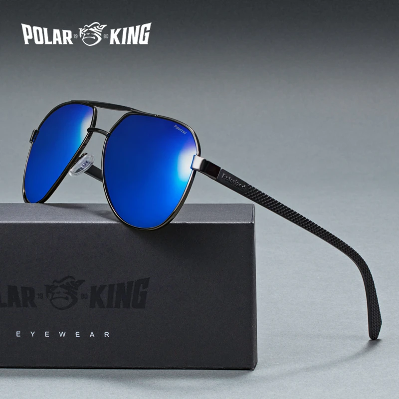 POLARKING Марка Fashion пилот Поляризованные Мужские Солнцезащитные Очки мужские