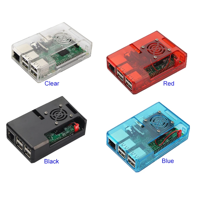 Raspberry Pi 3 Model B или Raspberry Pi 3 model b плюс плата+ ABS чехол+ блок питания мини ПК Pi 3B/3B+ с WiFi и Bluetooth