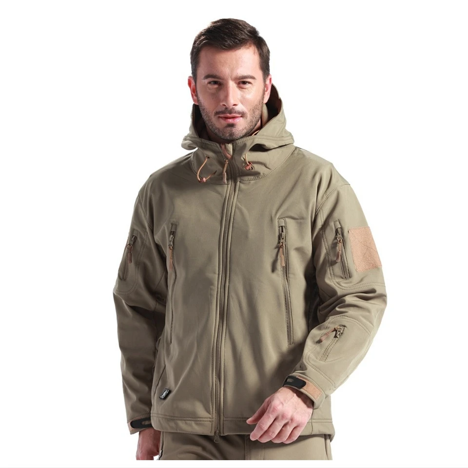 Новинка Мужская Уличная HIiking куртка TAD gear тактическая софтшелл камуфляжная армейская спортивная водонепроницаемая охотничья одежда военная куртка