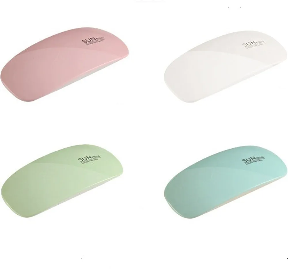 6W USB Sunmini UV Nail Lamp LED Light Portable Mini Dryer For Curing Gel Varnish Nails Art Tools free shipping | Красота и здоровье