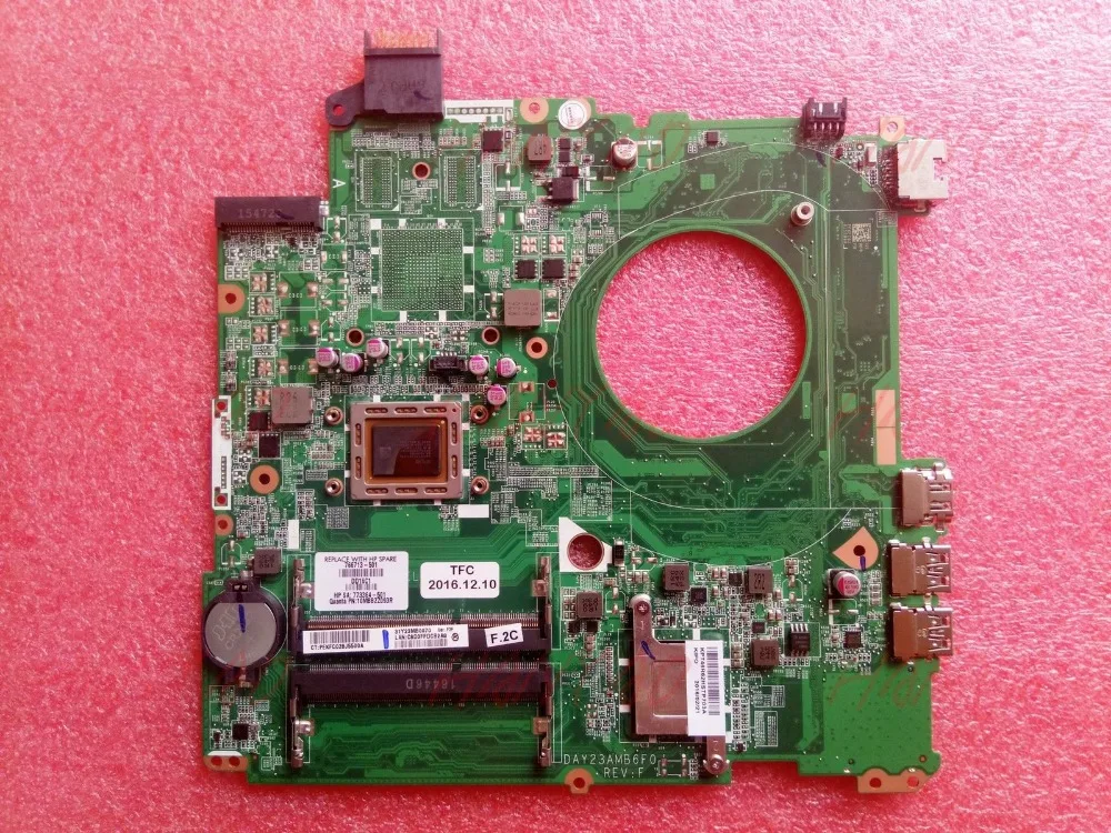

766713-501 For HP 15Z-P 15-P Laptop Motherboard DAY23AMB6F0 A8 CPU