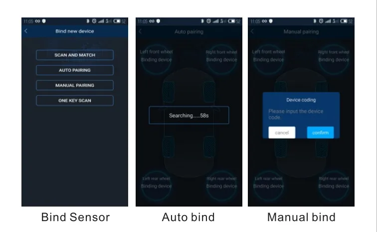 Универсальная система контроля состояния шин Bluetooth 4,0 внешний датчик давления для шин Поддержка IOS Android телефон беспроводной датчик давления в шинах легкая установка