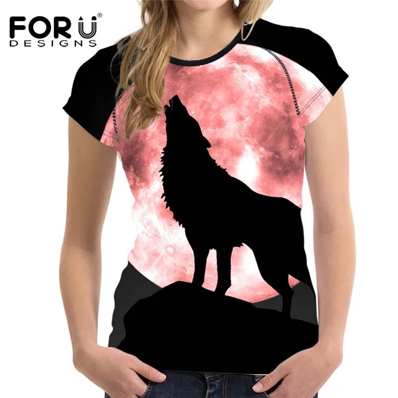 W1324 FORUDESIGNS/серый 3D мопс, собака, животные, женские топы, футболка Летняя Повседневная рубашка с короткими рукавами женская тонкая Бодибилдинг женская одежда - Цвет: W1324